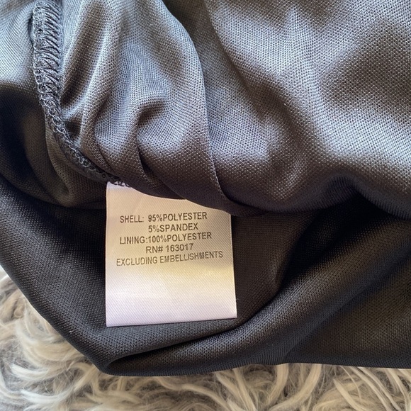 NWOT Princess Polly JOCASTA MINI Ribbed One Shoulder Black Dress - Picture 15 of 16